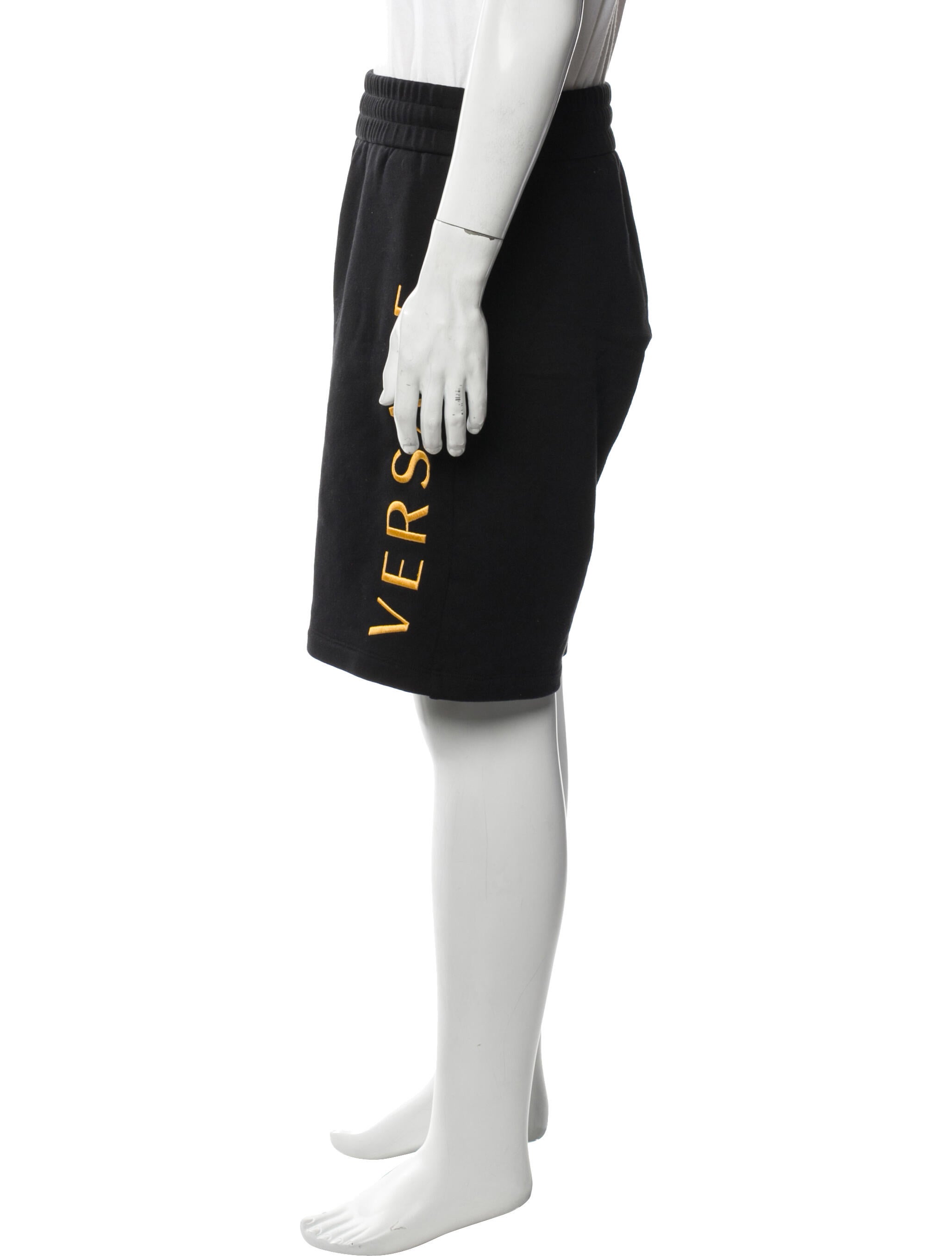 Versace Graphic Print Athletic Shorts